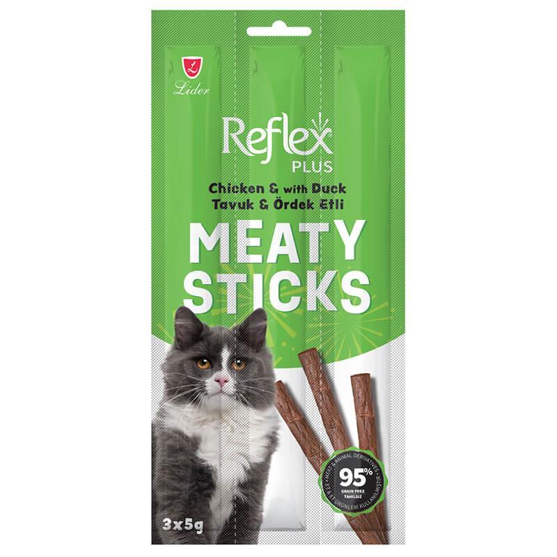 Reflex Tavuk ve Ördekli Sticks Kedi Ödül Maması 3X5 gr