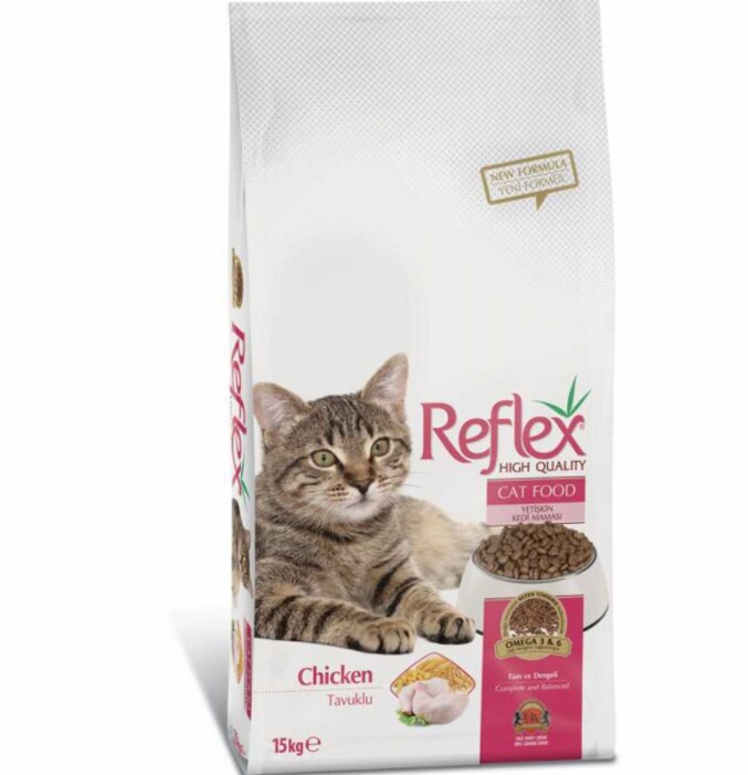 Reflex Tavuklu Yetişkin Kedi Kuru Maması 15 kg