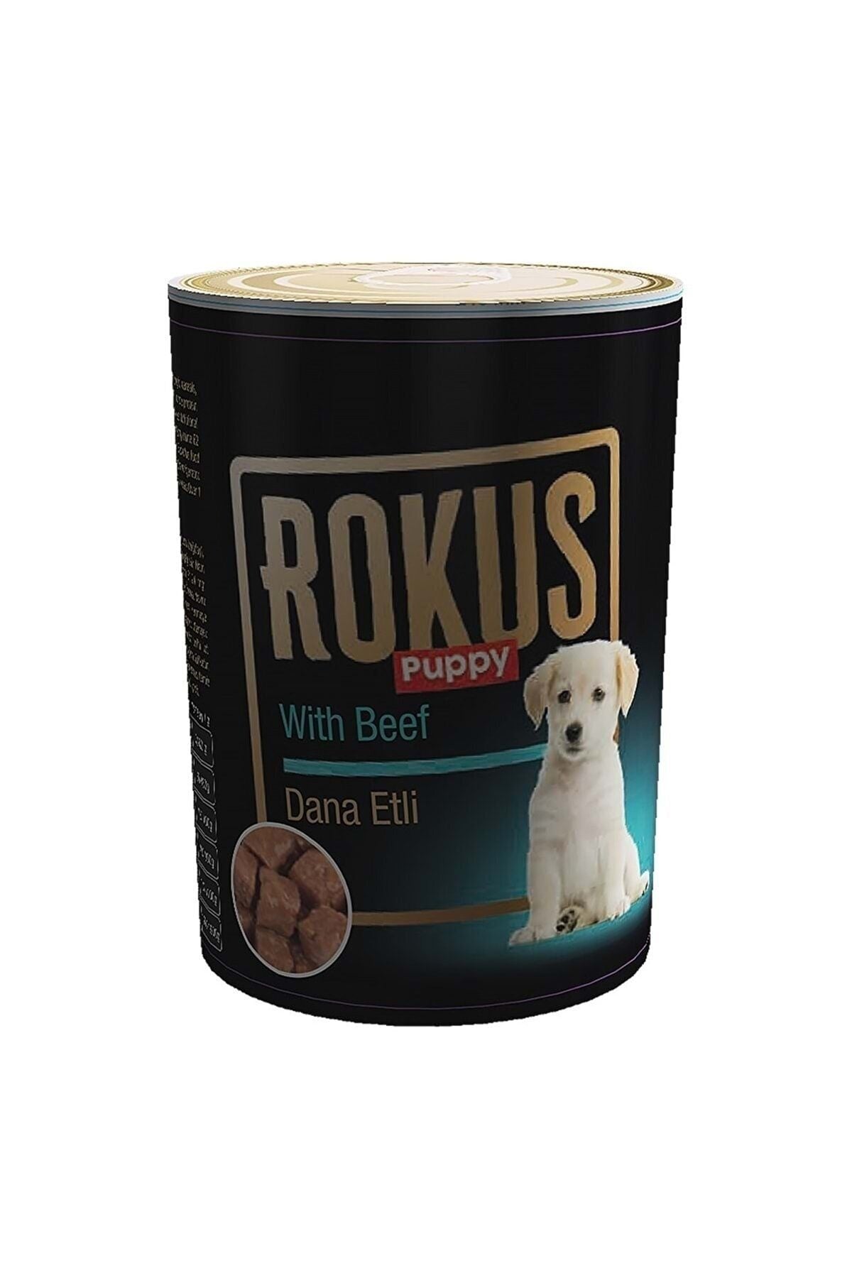 Rokus Dana Etli Yavru Köpek Konserve Yaş Maması 410 gr