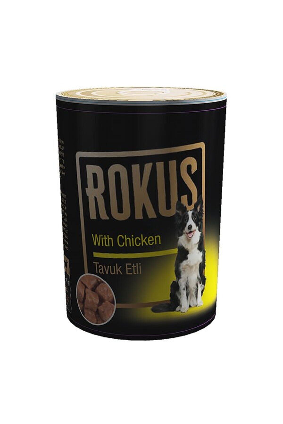 Rokus Tavuklu Yetişkin Köpek Konserve Yaş Maması 410 gr