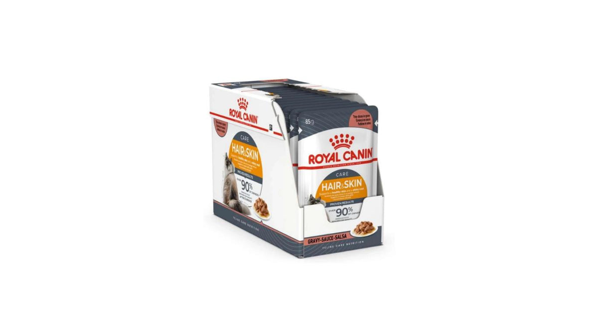 Royal Canin Care Hair&Skin Gravy Soslu Yaş Kedi Maması 12x85gr