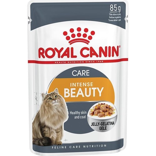 Royal Canin Intense Beauty Jelly Yetişkin Kedi Yaş Maması 85 gr