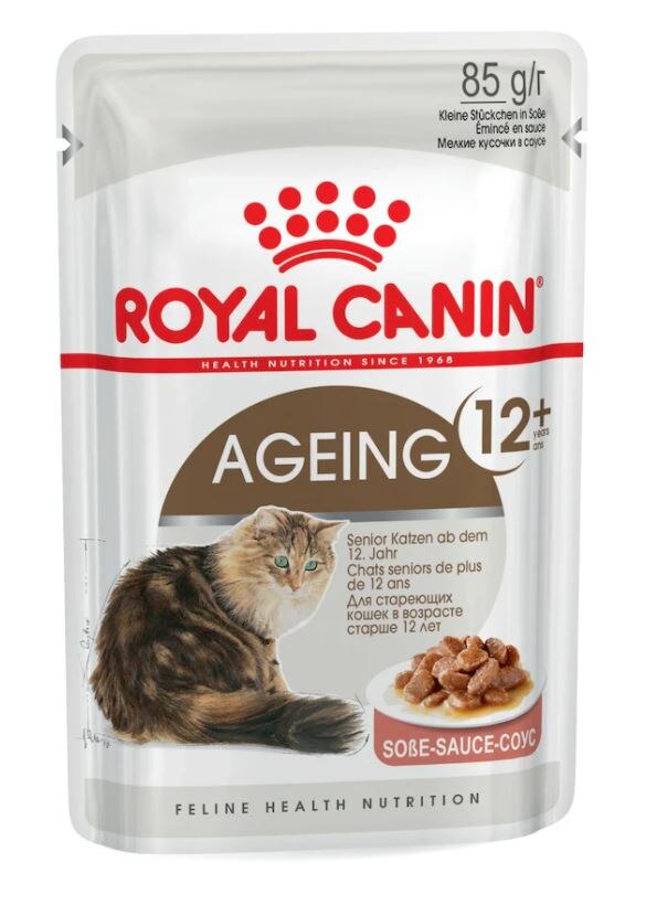 Royal Canin Ageing +12 Yaş Üzeri Gravy Yaşlı Kedi Yaş Maması 12X85 gr