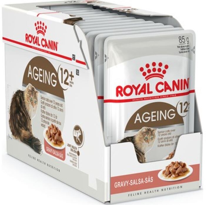 Royal Canin Ageing +12 Yaş Üzeri Gravy Yaşlı Kedi Yaş Maması 12X85 gr