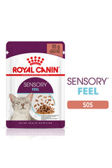 Royal Canin Sensory Feel Gravy Yetişkin Kedi Yaş Maması 85 gr