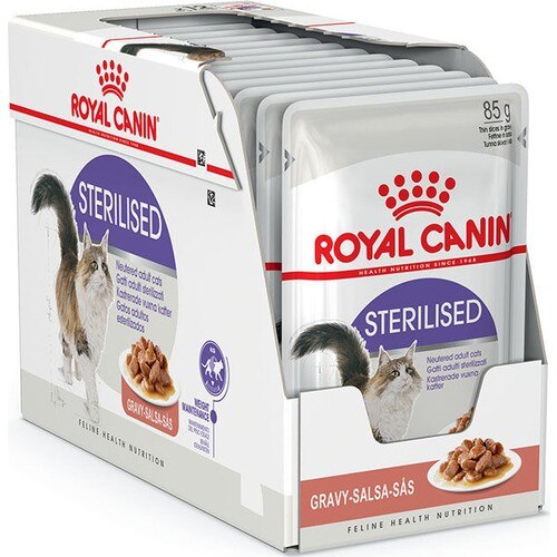 Royal Canin Sterilised Gravy Kısırlaştırılmış Yetişkin Kedi Yaş Maması 12X85 gr