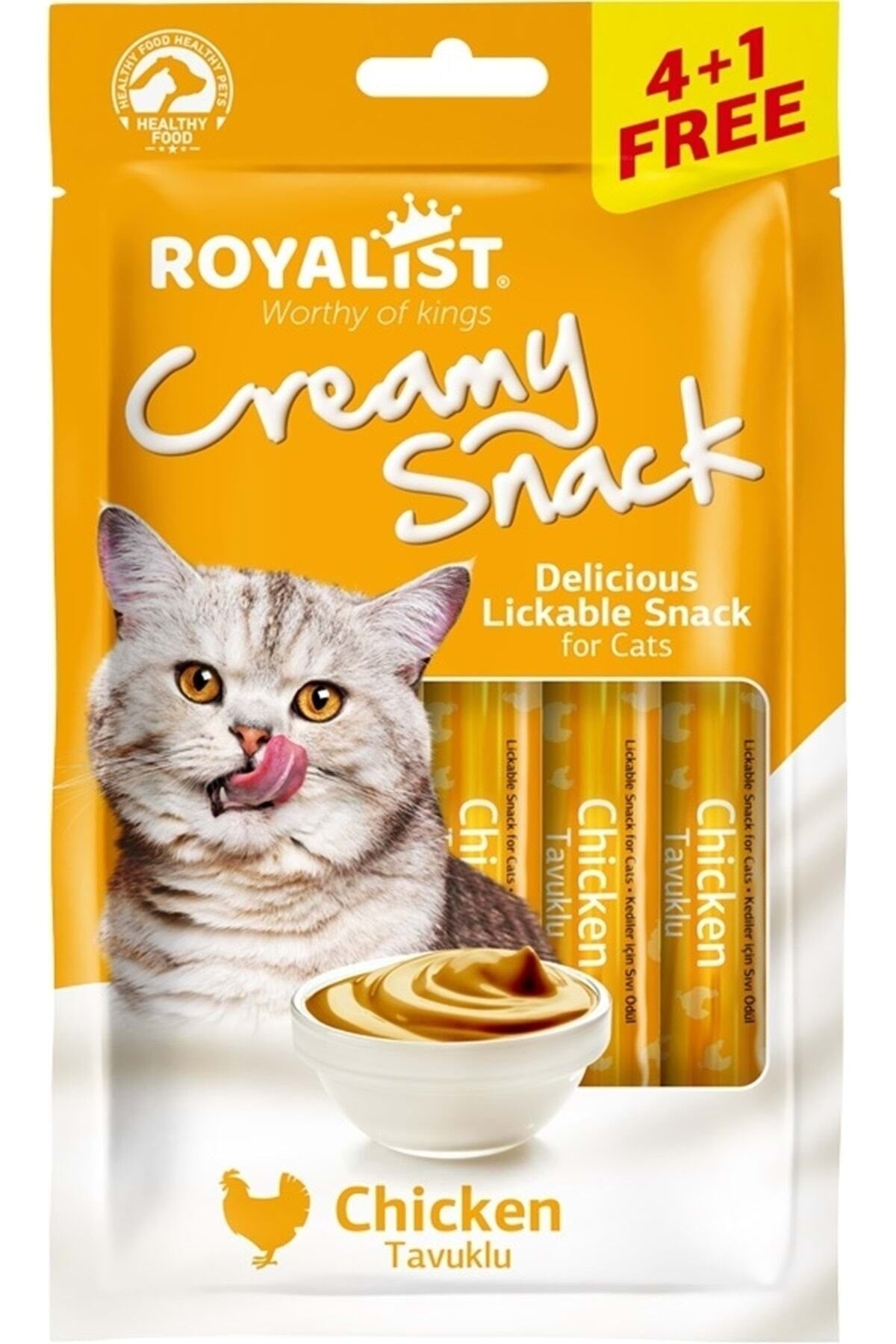 Royalist Creamy Tavuklu Kedi Sıvı Ödül Maması 5X75 gr