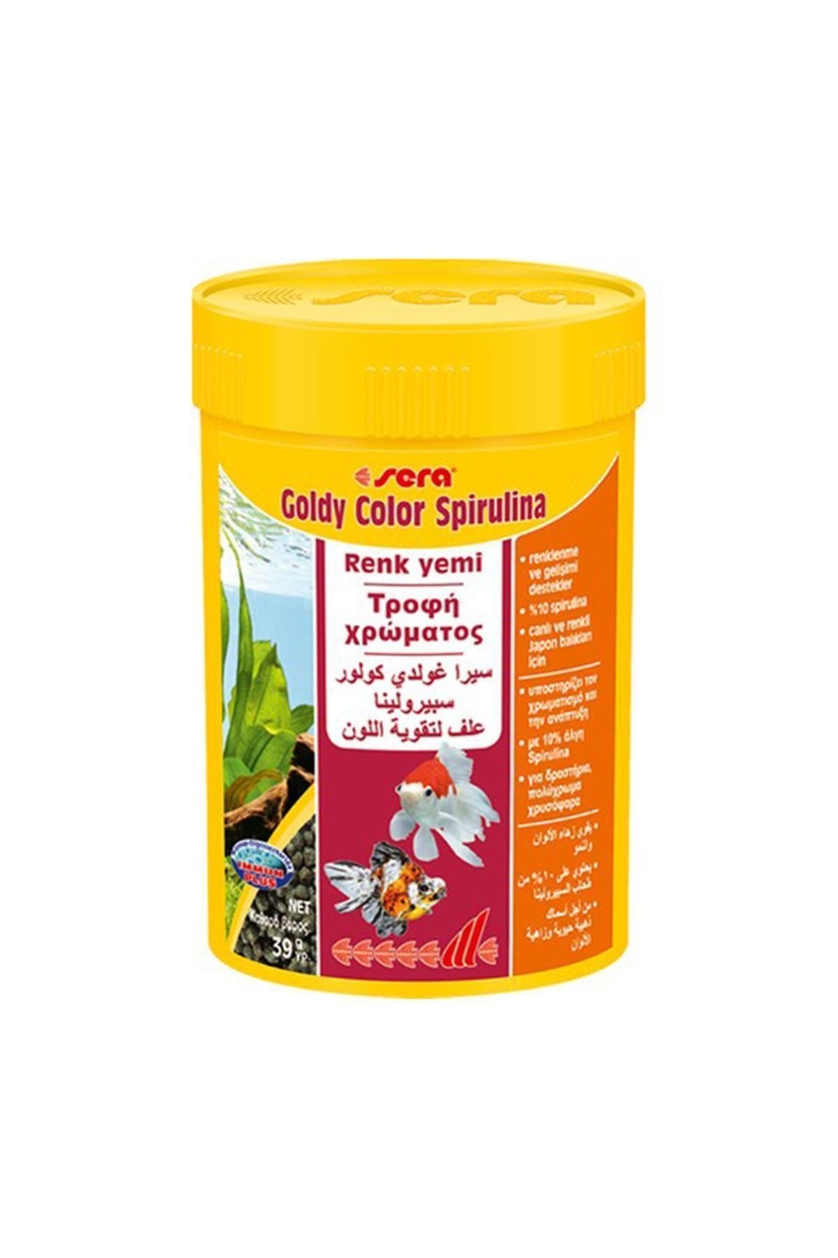 Sera Goldy Color Spirulina Japon Balığı Granül Renkli Balık Yemi 50 ml