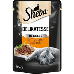 Sheba Hindili Yetişkin Kedi Yaş Maması 24 X 85 gr