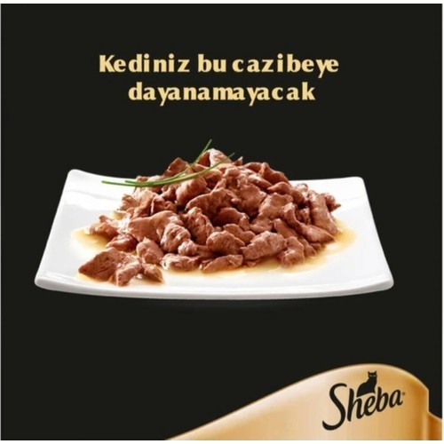 Sheba Tavuklu Yetişkin Kedi Yaş Maması 24 X 85 gr