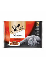 Sheba Etli Seçenekler Yetişkin Kedi Yaş Maması 4 X 85 gr