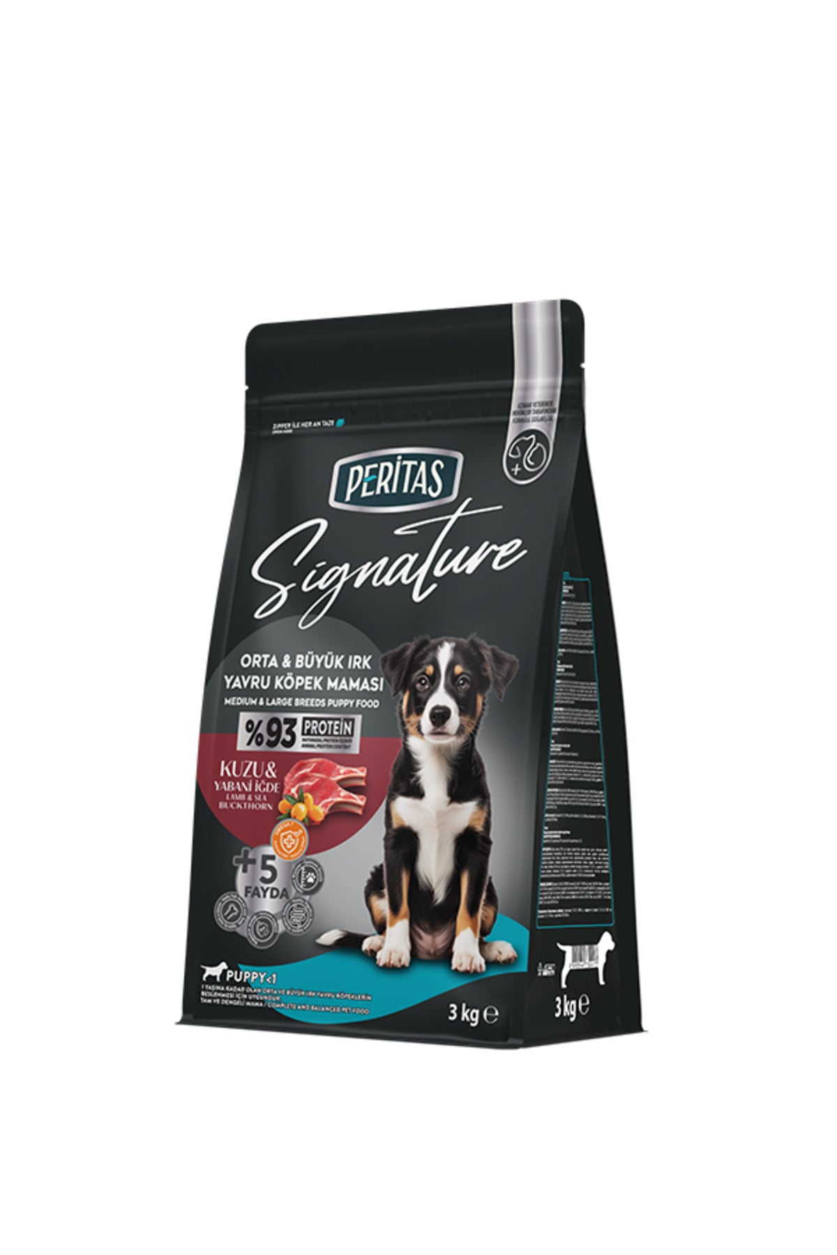Signature Kuzulu Orta ve Büyük Irk Yavru Köpek Kuru Maması 3 kg