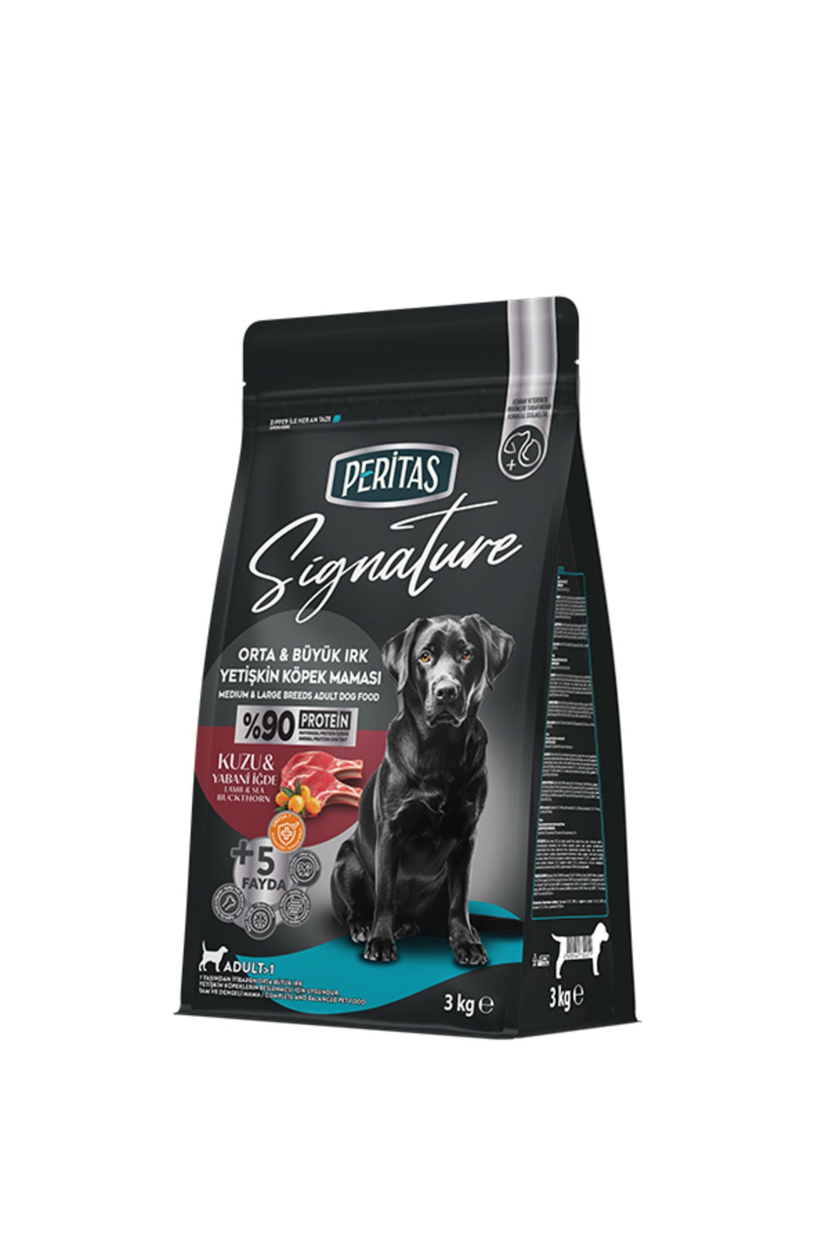 Signature Kuzulu Orta ve Büyük Irk Yetişkin Köpek Kuru Maması 3 kg