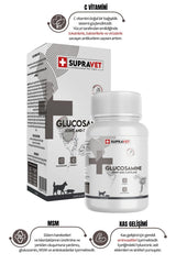 Supravet Glucosamine Köpek Eklem ve Kas Sağlığı C Vitamini 75 Adet