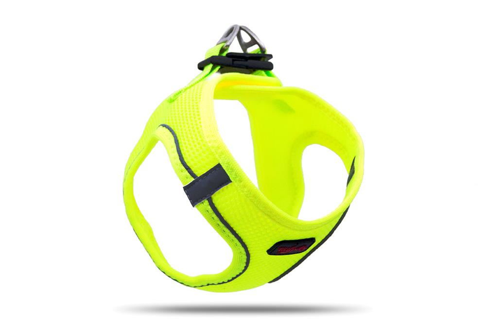 Tailpetz Air-Mesh Harness Köpek Göğüs Tasması Neon Sarı L