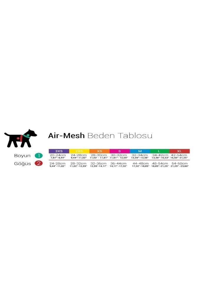 Tailpetz Air-Mesh Harness Köpek Göğüs Tasması Okyanus Mavi M