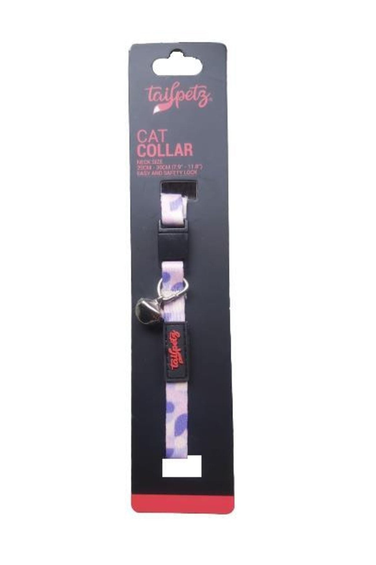 Tailpetz Cat Collar Easy & Safety Lock Kedi Boyun Tasması Lavender