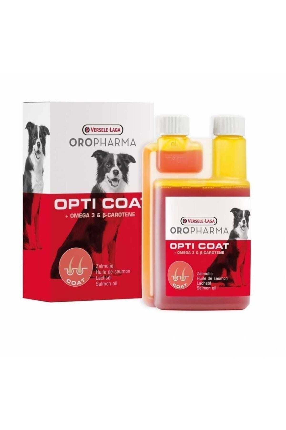 Versele- Laga Oropharma Opti-Coat Somon Yağı Köpekler İçin Deri&Tüy Bakım Ürünü 250 ml