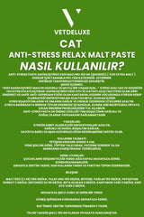 Vetdeluxe Anti Stress Sakinleştirici Kedi Malt Macun 100 gr