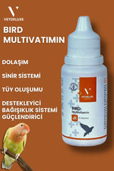 Vetdeluxe Kuşlar İçin Multivitamin Damlası 30 ml