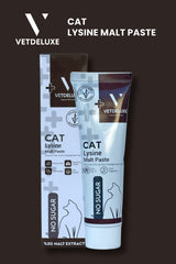 Vetdeluxe Lysine Göz Sağlığı ve Solunum Yolu Destekleyici Yetişkin Kedi Malt Macunu 100 ml