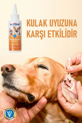 Vetürel Kedi Köpek Kulak Bakım Damlası 100 ml