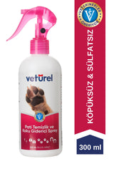 Vetürel Kedi ve Köpekler İçin Koku Giderici ve Pati Temizleyici Sprey 300 ml