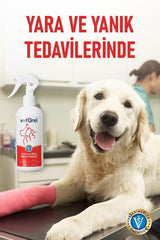 Vetürel Kedi ve Köpekler İçin Yara ve Deri Bakım Spreyi 300 ml