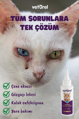 Vetürel Kedi Yüz Temizleme Solüsyonu 100 ml