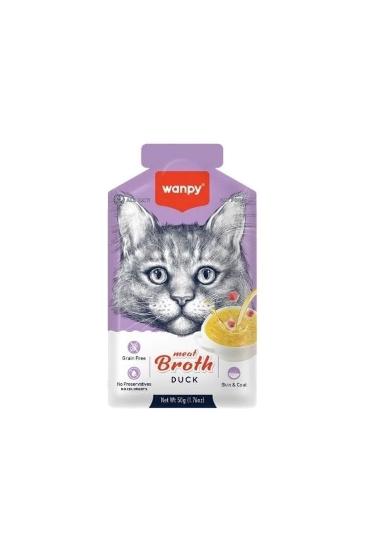 Wanpy Ördekli Yetişkin Kedi Sıvı Ödül Çorbası 50 gr