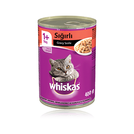 Whiskas 3 Çeşit Karışık Yetişkin Kedi Konserve Yaş Maması 24X400 gr