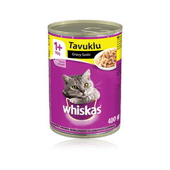 Whiskas 3 Çeşit Karışık Yetişkin Kedi Konserve Yaş Maması 24X400 gr