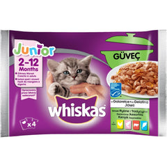 Whiskas Güveç Etli Yavru Kedi Yaş Maması 4X85 gr (13 Paket,52 Adet Tekli)