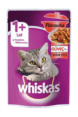 Whiskas Sığır Etli Güveç Yetişkin Kedi Yaş Maması 85 gr