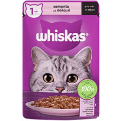 Whiskas Somonlu Yetişkin Kedi Yaş Maması 85 gr