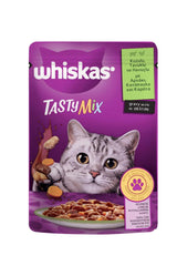 Whiskas Tastymix Kuzulu & Tavuklu & Havuçlu Yetişkin Kedi Yaş Maması 28X85 gr