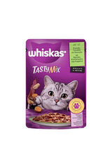 Whiskas Tastymix Kuzulu & Tavuklu & Havuçlu Yetişkin Kedi Yaş Maması  85 gr