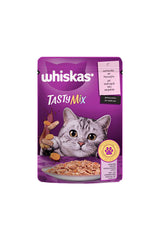 Whiskas Tastymix Somonlu & Havuçlu Yetişkin Kedi Yaş Maması 85 gr