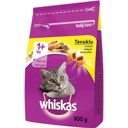 Whiskas Tavuklu Yetişkin Kedi Kuru Maması 7X300 gr