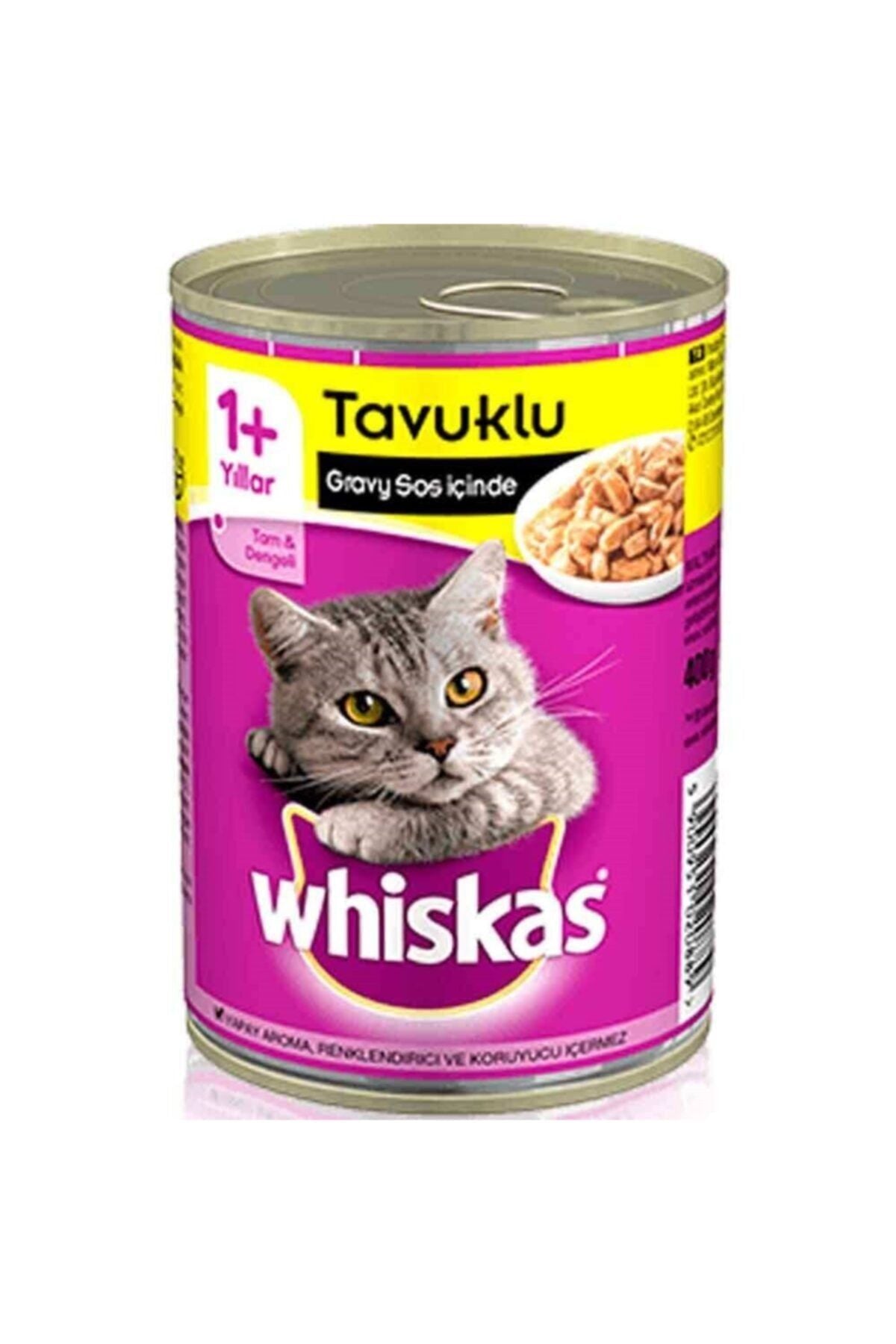 Whiskas Tavuklu Yetişkin Kedi Konserve Yaş Maması 400 gr