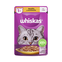 Whiskas Tavuklu Yetişkin Kedi Yaş Maması 28X85 gr