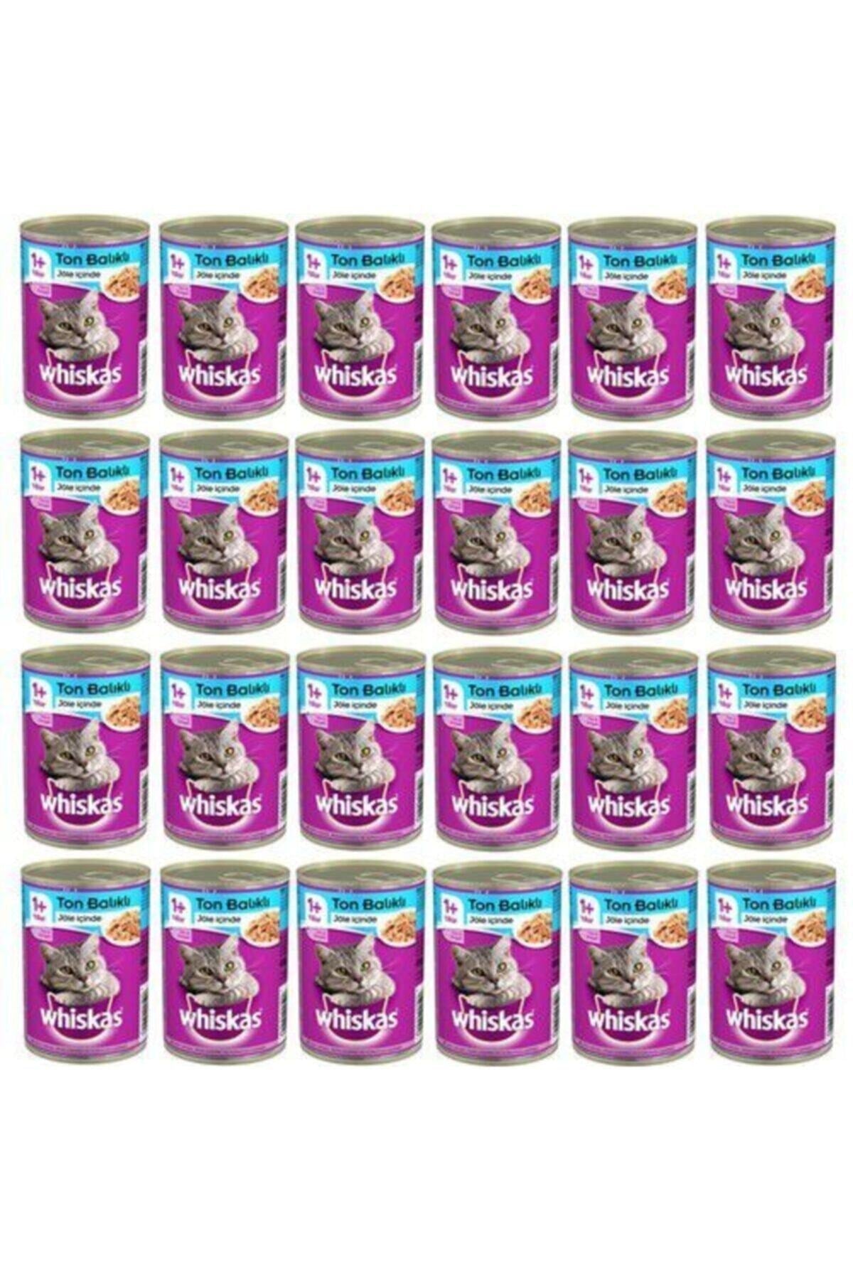 Whiskas Ton Balıklı Yetişkin Kedi Konserve Yaş Maması 24X400 gr - Pet Keys