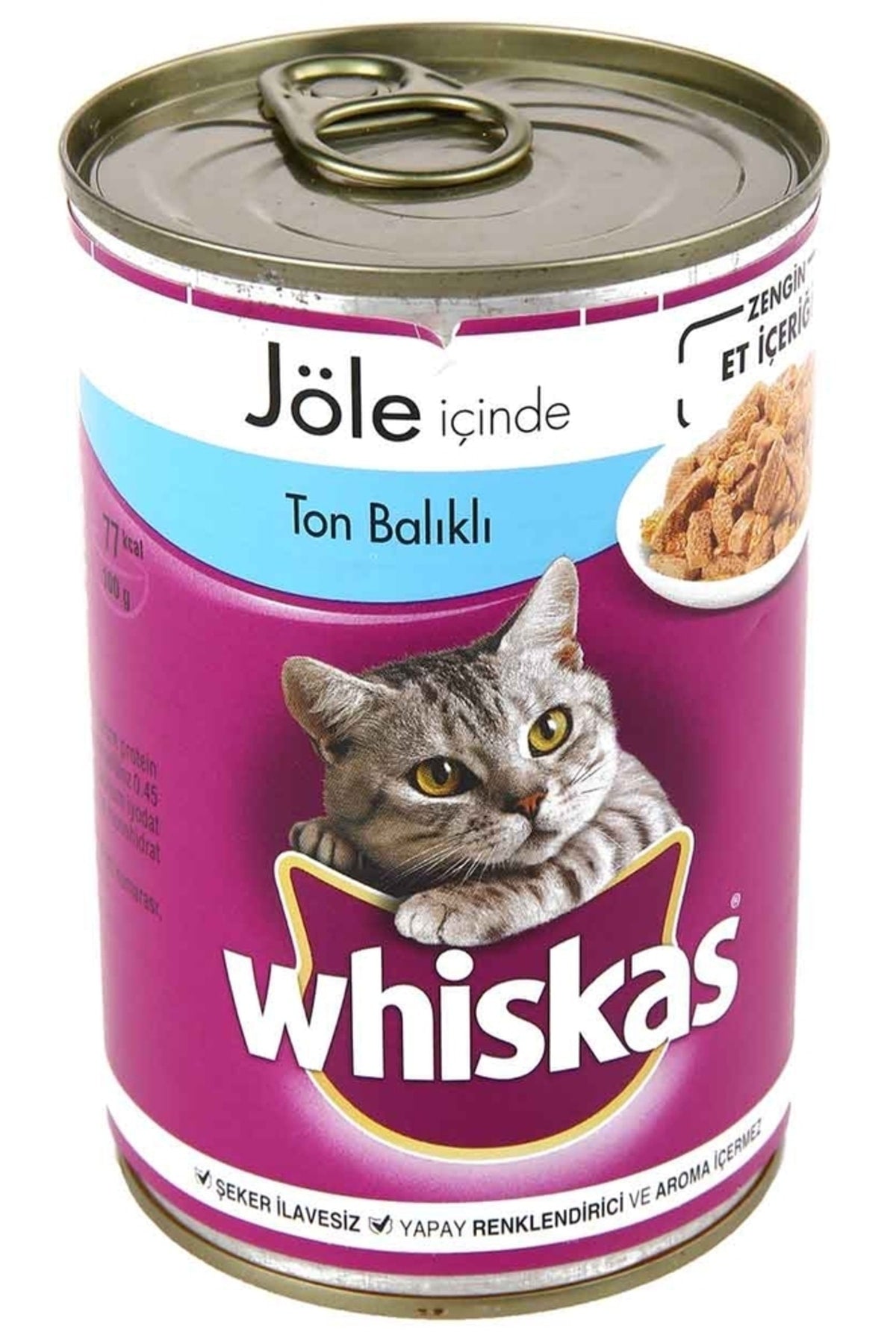 Whiskas Ton Balıklı Yetişkin Kedi Konserve Yaş Maması 400 gr