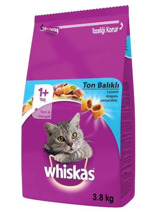 Whiskas Ton Balıklı Yetişkin Kedi Kuru Maması 3,8 kg