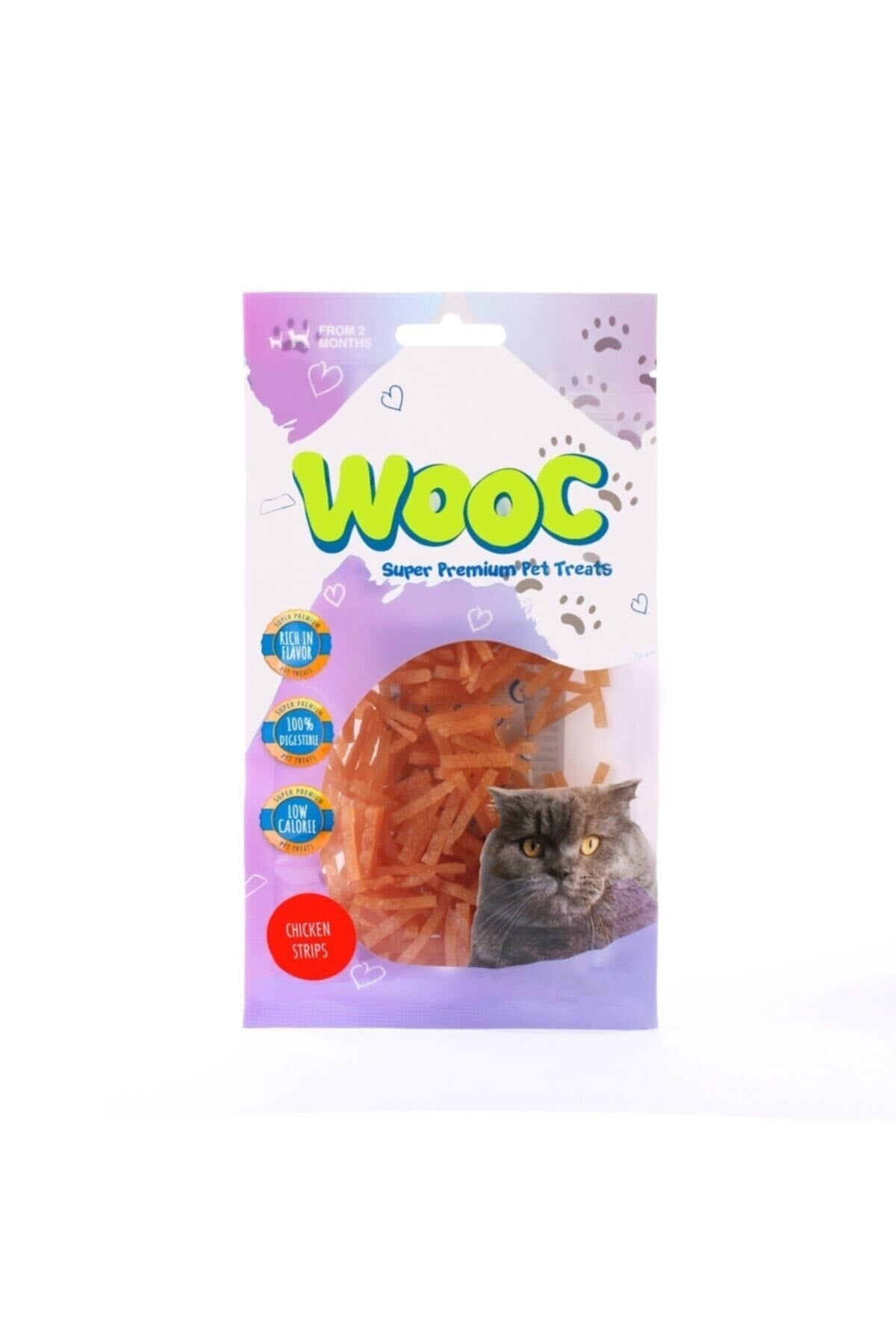 Wooc Tavuklu İnce Stick Kedi Ödül Maması 40 gr